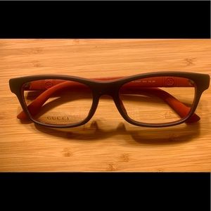 New Gucci blue & red unisex eyeglass Frames.